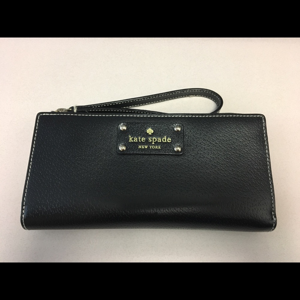 Kate Spade Black Wristlet Wallet